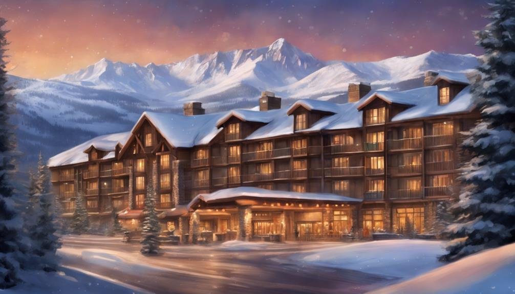 ideal lodging for skiers