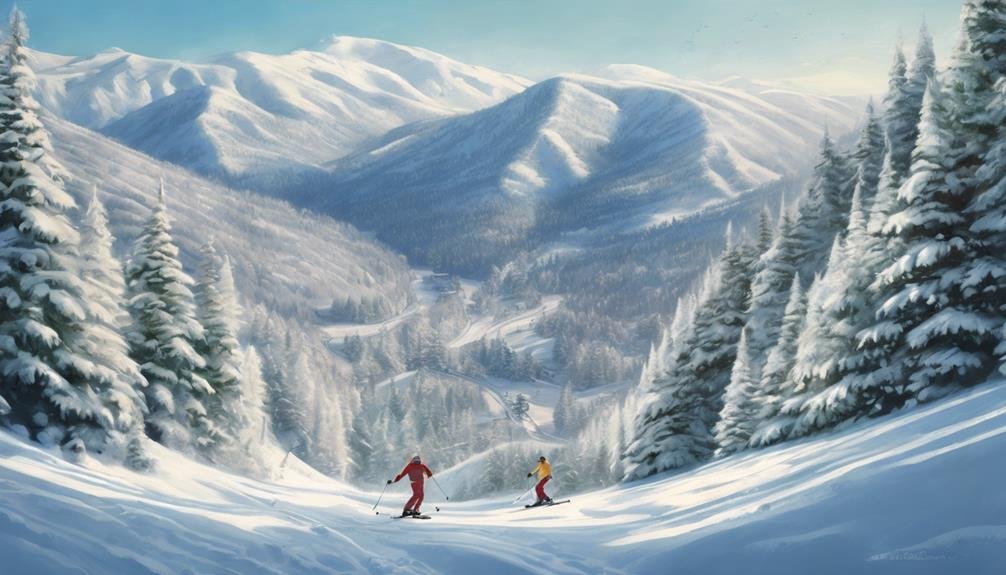 skiing at buttermilk mountain