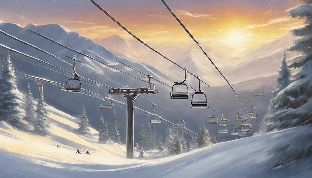 sunlit slopes beckon skiers